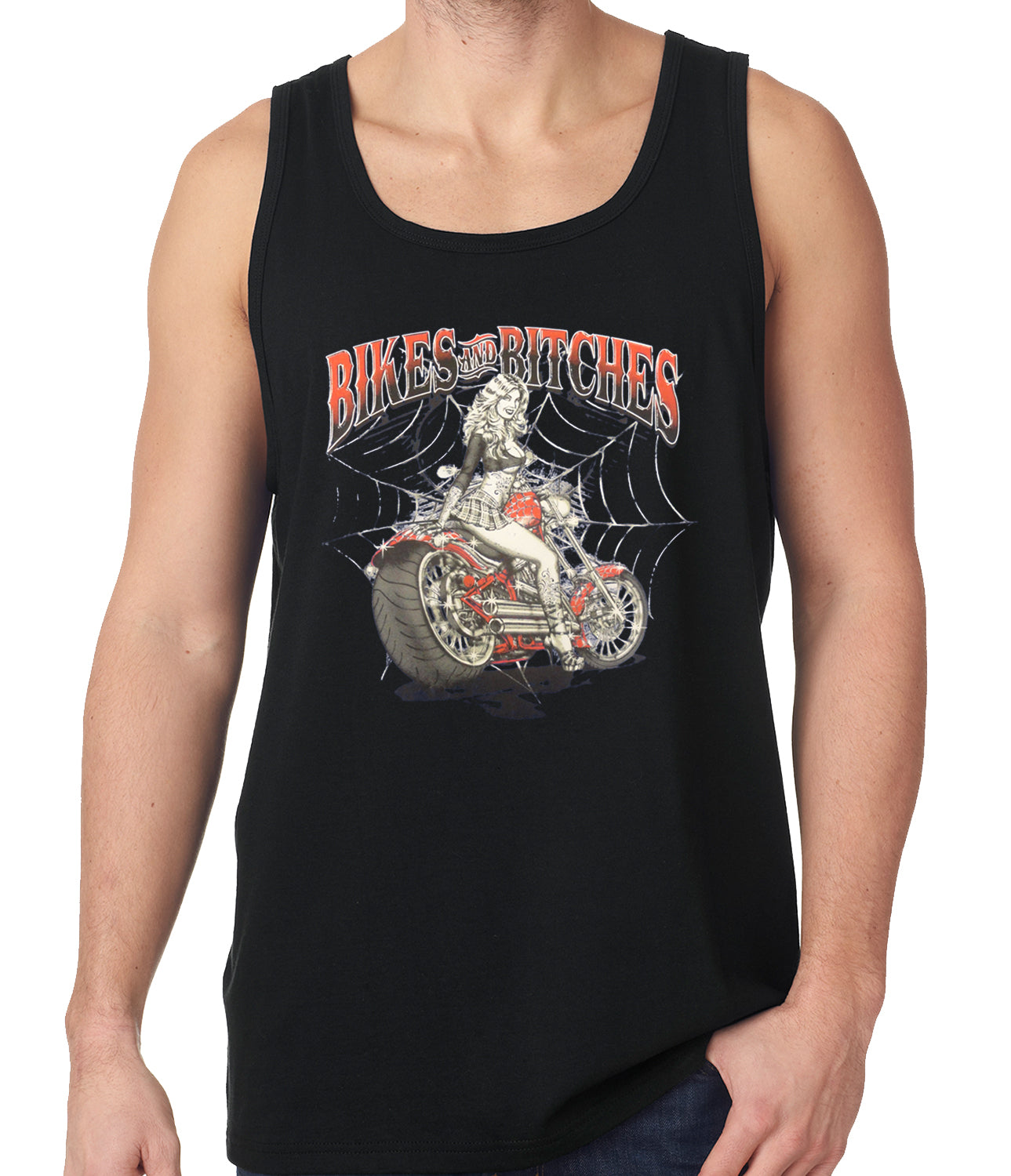 Bike Riding Tank Tops Bikes and B*tches Biker Tank Top – Bewild