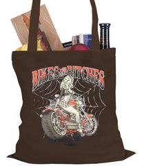 Bikes and B*tches Biker Tote Bag