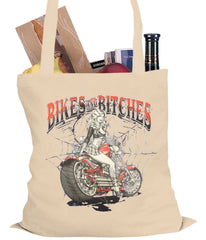 Bikes and B*tches Biker Tote Bag