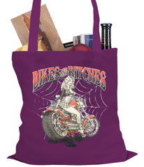 Bikes and B*tches Biker Tote Bag