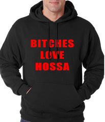 Bitches Love Hossa Chicago Hockey Adult Hoodie