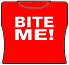 Bite Me! Girls T-Shirt