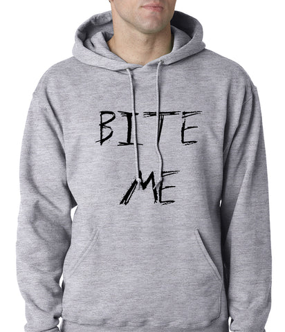 Bite Me Zombie and Vampire Lovers Adult Hoodie