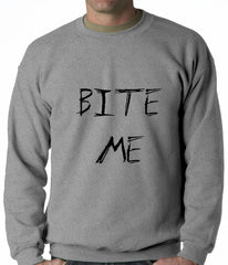 Bite Me Zombie and Vampire Lovers Crewneck Sweatshirt