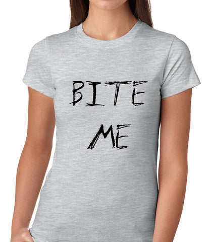 Bite Me Zombie and Vampire Lovers Girls T-shirt