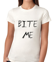 Bite Me Zombie and Vampire Lovers Girls T-shirt