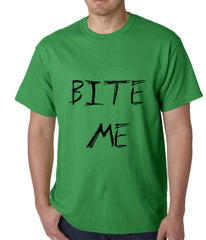 Bite Me Zombie and Vampire Lovers Mens T-shirt