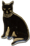 Black Cat Lapel Pin