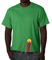 Black Guy - Ooops!!! My Wang Fell Out Mens T-shirt