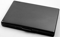 Black Ice Cigarette Case :: Brushed Satin Gunmetal (For Regular Size & 100's)