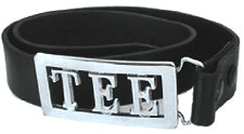 Black Leather Belt w/out Buckle