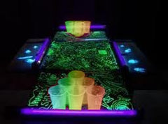 Black Light Reactive Neon Beer Pong Party Pack