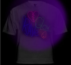Neon Fabric Paints on t-shirt