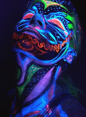 Neon Makeup with Black Light Pendant