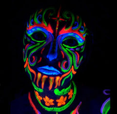 Neon Makeup with Black Light Pendant