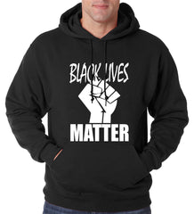 Black Lives Matter Fist Adult Hoodie