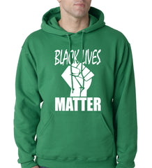 Black Lives Matter Fist Adult Hoodie