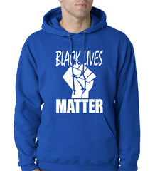 Black Lives Matter Fist Adult Hoodie