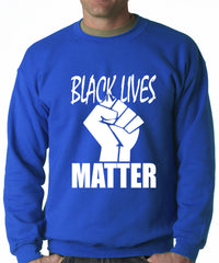 Black Lives Matter Fist Crewneck Sweatshirt