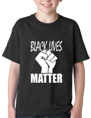 Black Lives Matter Fist Kids T-shirt