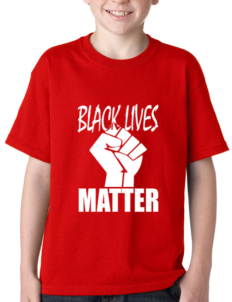 Black Lives Matter Fist Kids T-shirt –