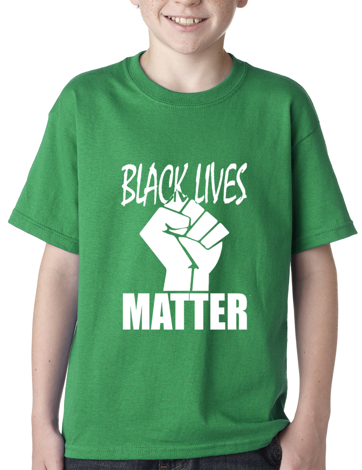 Black Lives Matter Fist Kids T-shirt