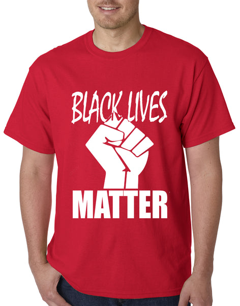 Black Lives Matter Fist Mens T-shirt –