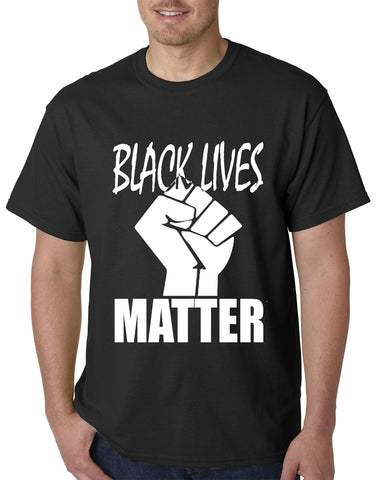 Black Lives Matter Fist Mens T-shirt