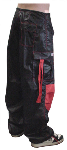 Black / Red Two Tone UFO Pants Back