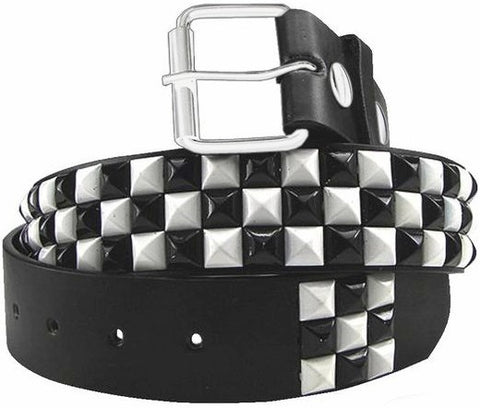 Black and White Checkered Belt - Spencer's