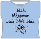 Blah Blah Blah Girls T-Shirt