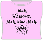 Blah Blah Blah Girls T-Shirt