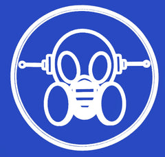 Blue Ghast Mask Logo Longsleeve T-shirt