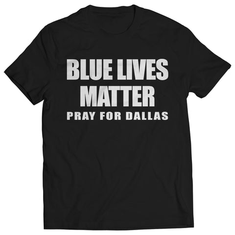Blue Lives Matter - Pray For Dallas Kids T-shirt