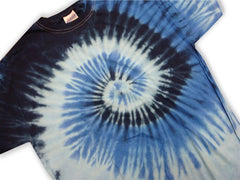 Blue Ocean Spiral Tie Dye T-Shirt