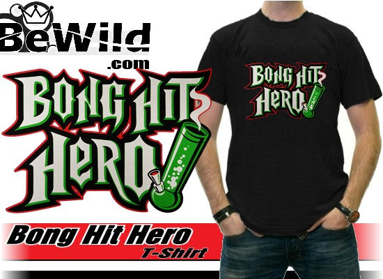 Pothead and Stoner Tees - Bong Hit Hero T-Shirt