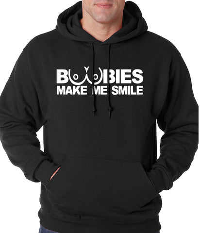 Boobies Make Me Smile Hoodie