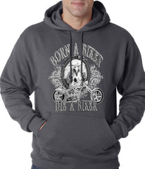 Born to be a Biker Adult Hoodie
