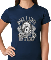 Born to be a Biker Ladies T-shirt