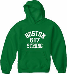 Boston 617 Strong Adult Hoodie