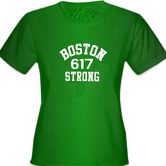 Boston 617 Strong Girl's T-Shirt