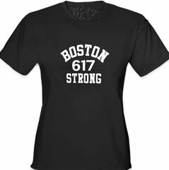 Boston 617 Strong Girl's T-Shirt