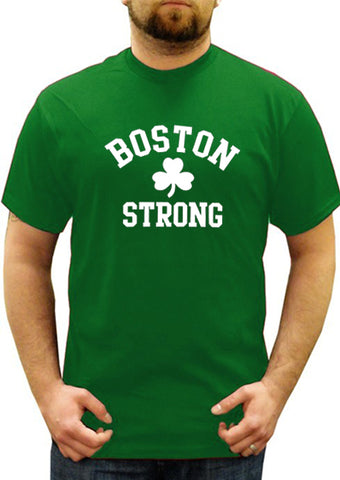 Boston Strong Irish Shamrock Men's T-Shirt 