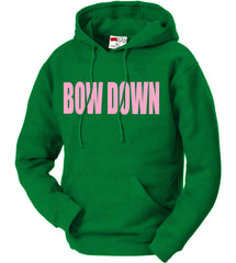 BOW DOWN Adult Hoodie