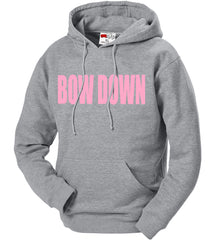 BOW DOWN Adult Hoodie