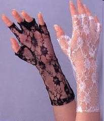 Boy Toy Lace Fingerless Gloves