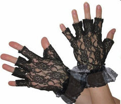 Boy Toy Lace Fingerless Gloves