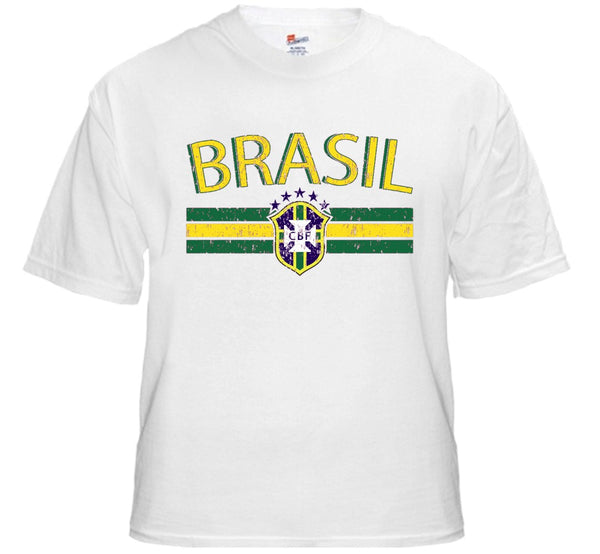 Brasil Vintage Shield International Mens T-Shirt –