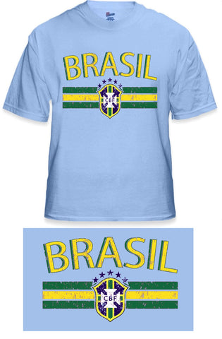 Brasil Vintage Shield International Mens T-Shirt