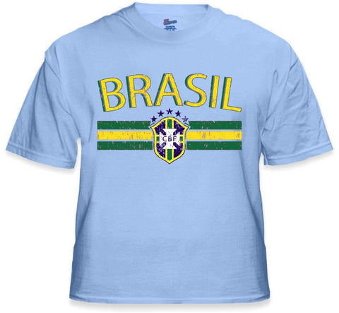 Brasil Vintage Shield International Mens T-Shirt